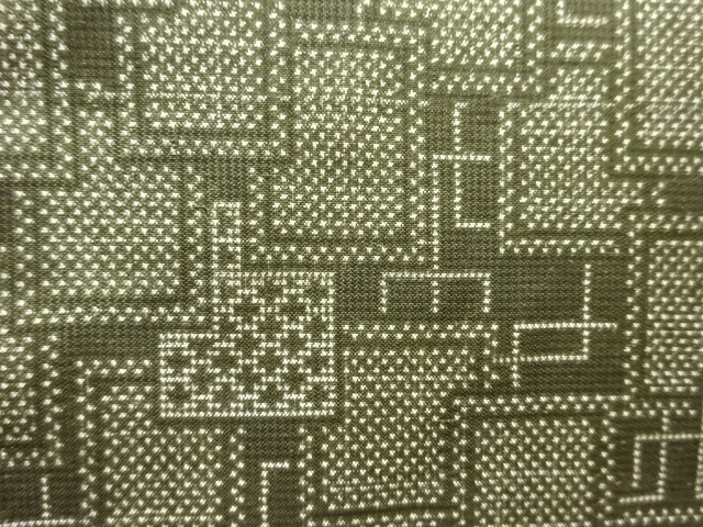 JAPANESE KIMONO / ANTIQUE KIMONO / SILK / OSHIMA TSUMUGI / WOVEN SHIKISHI